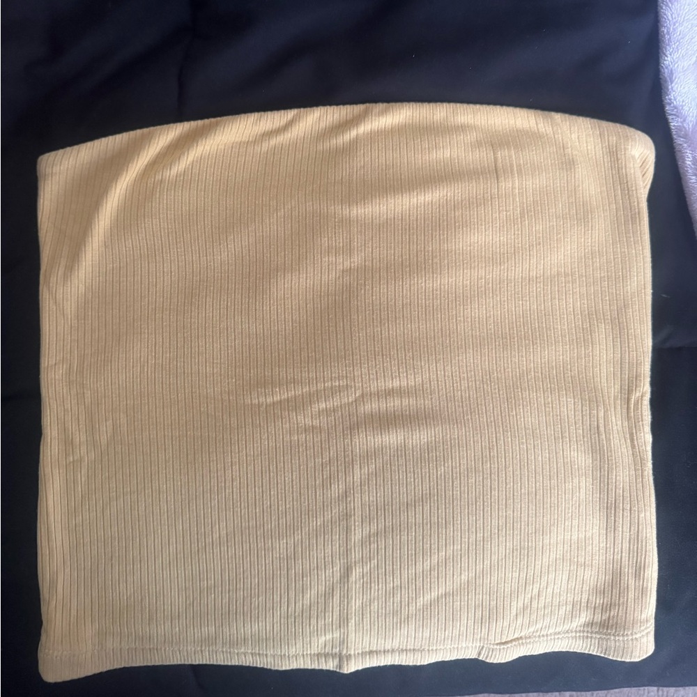 American Eagle Outfitters yellow tube top